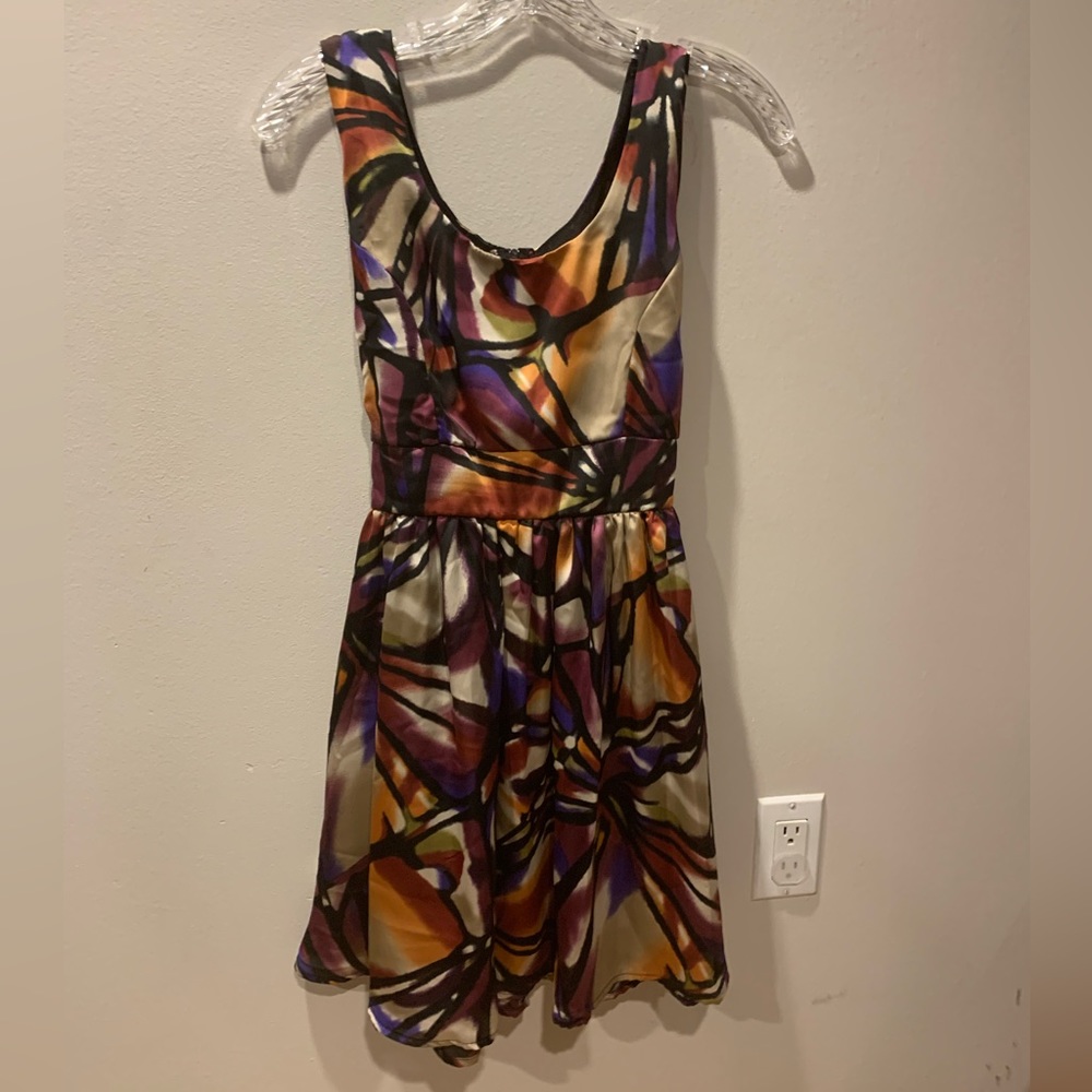 ModCloth Silky Abstract print Dress